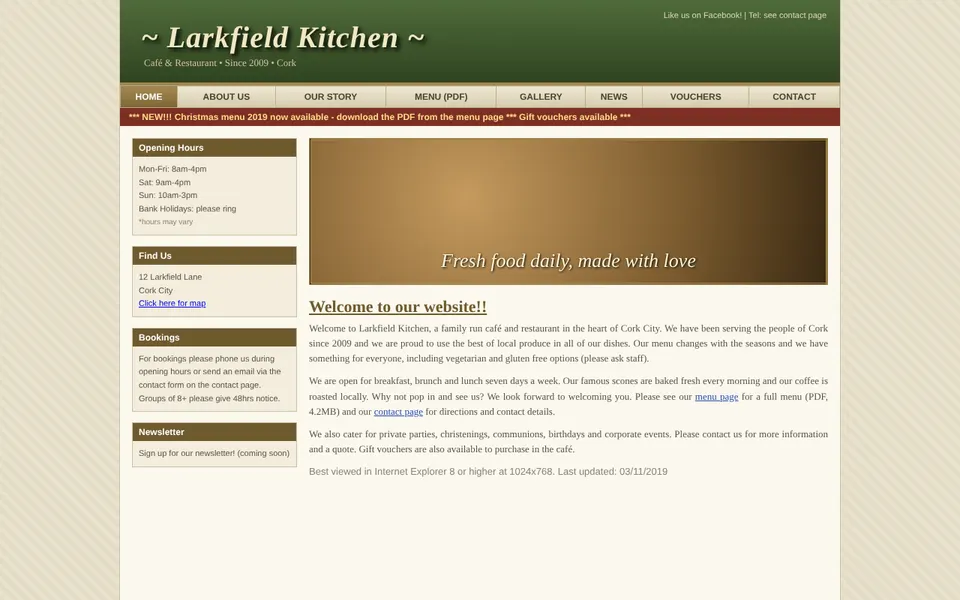 Larkfield Kitchen — Before